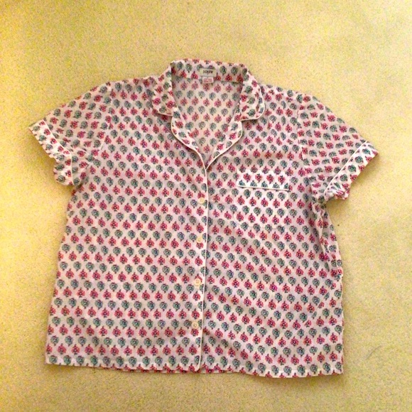 Short-sleeved cotton pajama set - Picture 2 of 5